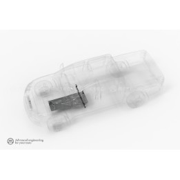 Aluminium Skid Plate for Gearbox, Metec, Dodge RAM 1500 2020 - Present - EDK.ro