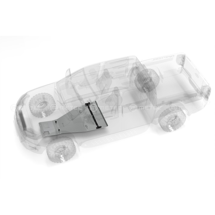 Scut Cutie de Viteze din Aluminiu, Metec | Raptor Model, Ford Ranger 2019 - 2022 - EDK.ro