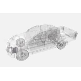 Aluminium Skid Plate for Engine, Metec, Mitsubishi L200 2019 - Present - EDK.ro