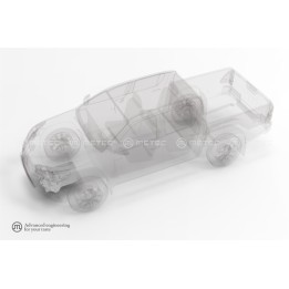 Scut Motor din Aluminiu, Metec, Toyota Hilux 2021 - Prezent - EDK.ro