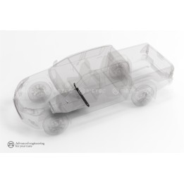 Aluminium Skid Plate for Gearbox, Metec, Toyota Hilux 2021 - Present - EDK.ro