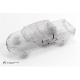 Aluminium Skid Plate for Fuel Tank, Metec, Toyota Hilux 2021 - Present - EDK.ro