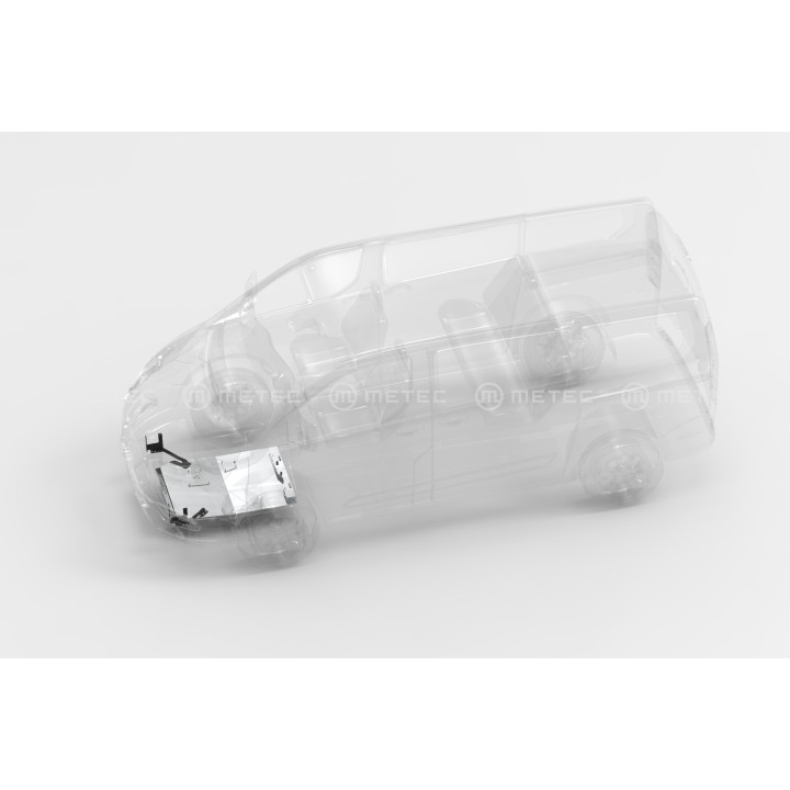 Scut Motor din Aluminiu, Metec, Ford Connect 2018 - 2023 - EDK.ro