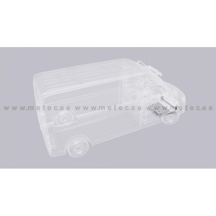 Scut Motor din Aluminiu, Metec, Mercedes-Benz Citan 2018 - Prezent - EDK.ro