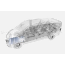 Aluminium Skid Plate for Engine, Metec | 4x4, Mercedes-Benz Citan 2019 - 2024 - EDK.ro