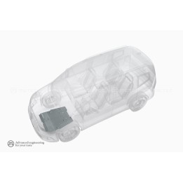 Aluminium Skid Plate for Engine, Metec, Mercedes-Benz Citan 2022 - Present - EDK.ro