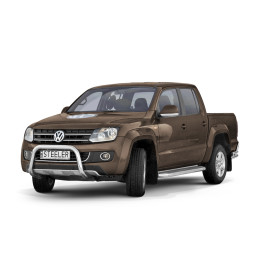 EC Homologated Bullbar, Steeler 4x4 "A" Bar, Color Silver, Volkswagen Amarok 2009 - 2016 - EDK.ro