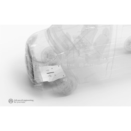Aluminium Skid Plate for Engine, Metec, Nissan Interstar 2024 - Present - EDK.ro