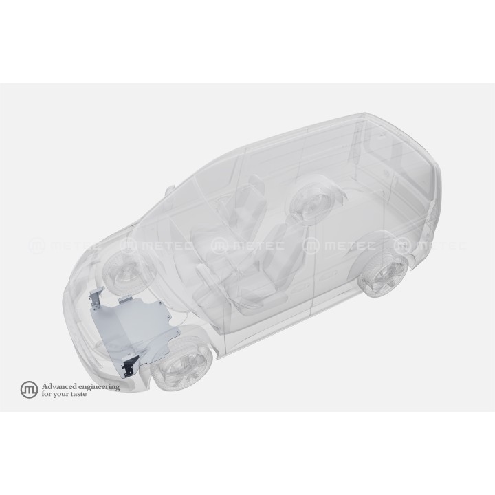 Scut Motor din Aluminiu, Metec, Volkswagen Caddy 2020 - Prezent - EDK.ro