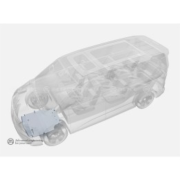Aluminium Skid Plate for Engine, Metec, Volkswagen Caddy 2022 - Present - EDK.ro
