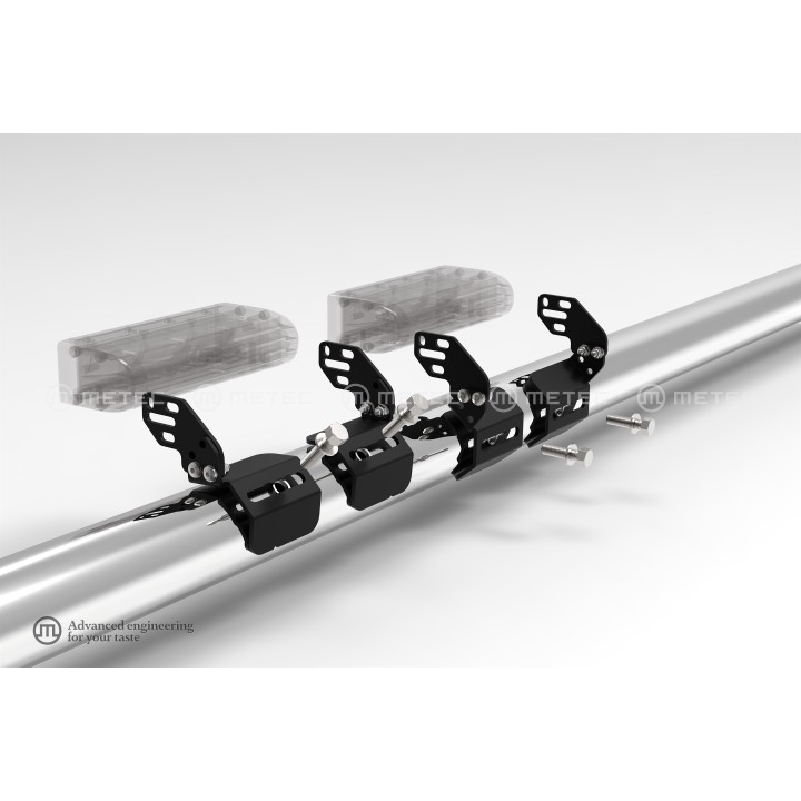 EC Approved LED Projector Integration Kit, Metec LED bar fix. kit 60 70mm tubes - EDK.ro
