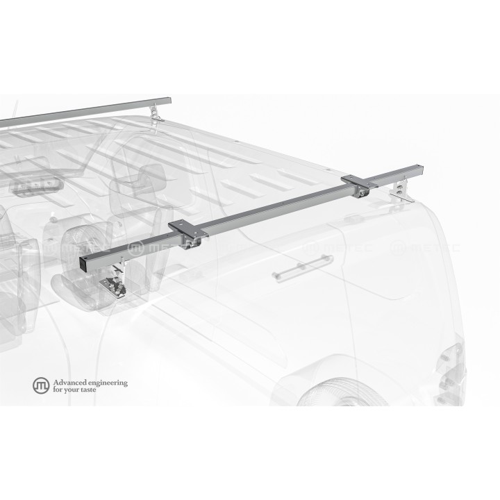 Kit de Integrare Proiectoare LED Omologate Pentru Portbagaj Plafon, Metec Holder for roofrack crossbeam - EDK.ro