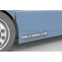 LED Light Bar, Metec 480 mm, 2x Amber - EDK.ro