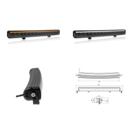 Proiector LED Omologat, Metec Comber II 20" - EDK.ro