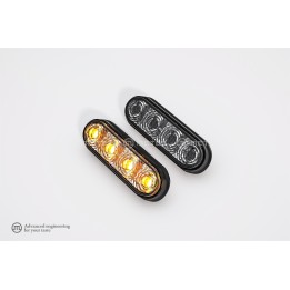 EC Approved LED Position Light Projector, Metec Starter Kit, Amber - EDK.ro