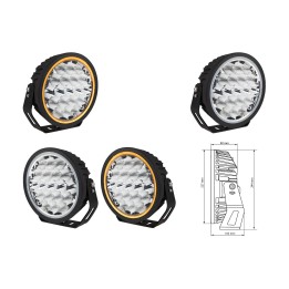 EC Approved LED Projector, Metec Neptune Gen 2 9" - EDK.ro