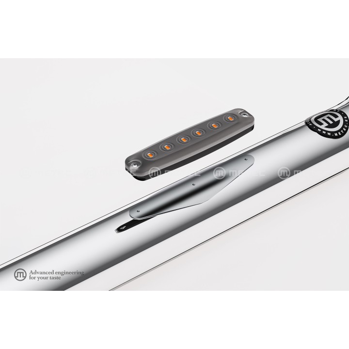 Lumină LED de Avertizare, Metec Flasher 2 x Starter Kit, Galben - EDK.ro