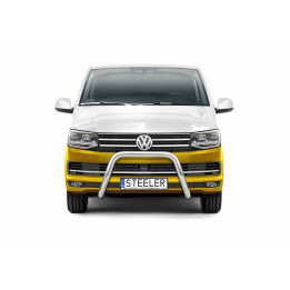 Bullbar Omologat RAR, Steeler 4x4 "A" Bar, Culoare Argintiu, Volkswagen Transporter T6 2015 - 2019 - EDK.ro