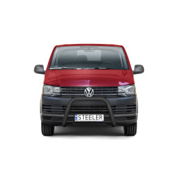 EC Homologated Bullbar, Steeler 4x4 "A" Bar, Color Black, Volkswagen Transporter T6 2015 - 2019 - EDK.ro