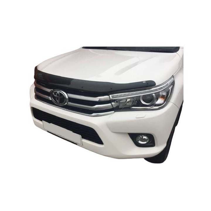 Hood Wind Deflector, EGR Bug Shield, Toyota Hilux Single Cab 2016 - 2019 - EDK.ro