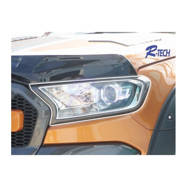Head Light Custom Trim, Maxliner, Ford Ranger Raptor Single Cab 2016 - Present - EDK.ro