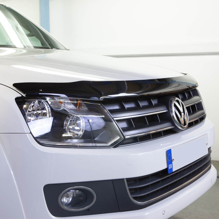 Bonnet Protector, Maxliner V6, Color Black, Volkswagen Amarok Double Cab 2010 - Present - EDK.ro