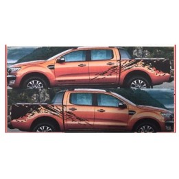 Pick-up Sticker with Mud Splash Design, Maxliner - EDK.ro