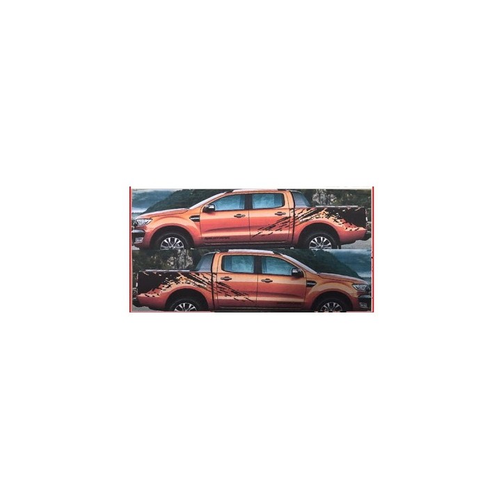 Autocolant pentru Pick-up cu Design Mud Splash, Maxliner - EDK.ro