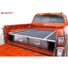 Sliding Bed Organising System, Carryboy Two-Drawer, Toyota Hilux Double Cab 2016 - Present - EDK.ro