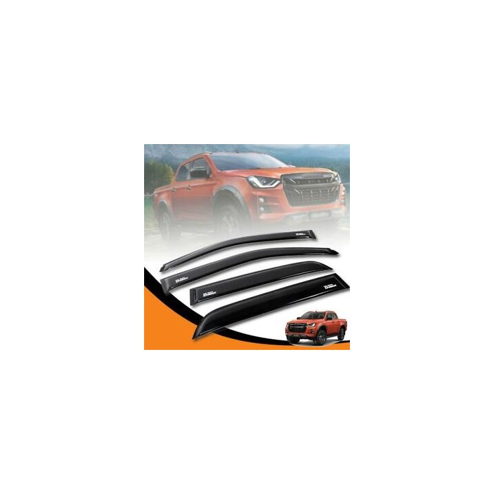 Wind Deflectors, Maxliner Carryboy Kit, Isuzu D-Max Double Cab 2020 - Present - EDK.ro