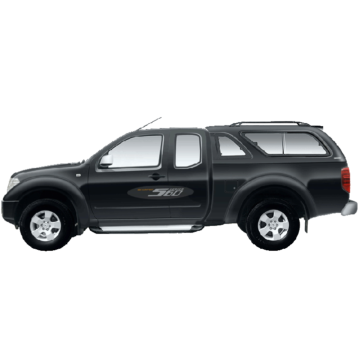 Hardtop Bed Cover, Carryboy S560N Full, Nissan Navara Extra Cab 2004 - 2013 - EDK.ro