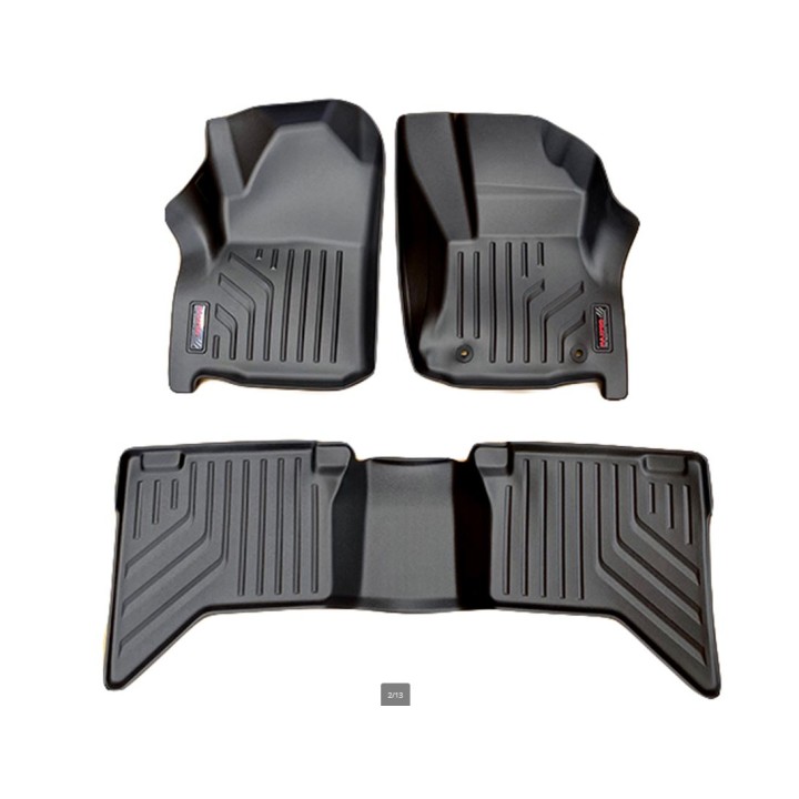 Interior Floor Mats, Maxliner Maxfloormat Pro, Toyota Hilux Double Cab 2016 - Present - EDK.ro