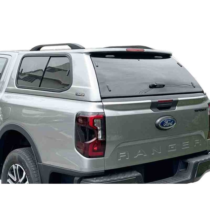 Hardtop Bed Cover, Smart SM4 Full, Ford Ranger Double Cab 2023 - Present - EDK.ro