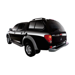 Hardtop Bed Cover, Maxliner Maxtop, Mitsubishi L200 Double Cab 2006 - 2010 - EDK.ro