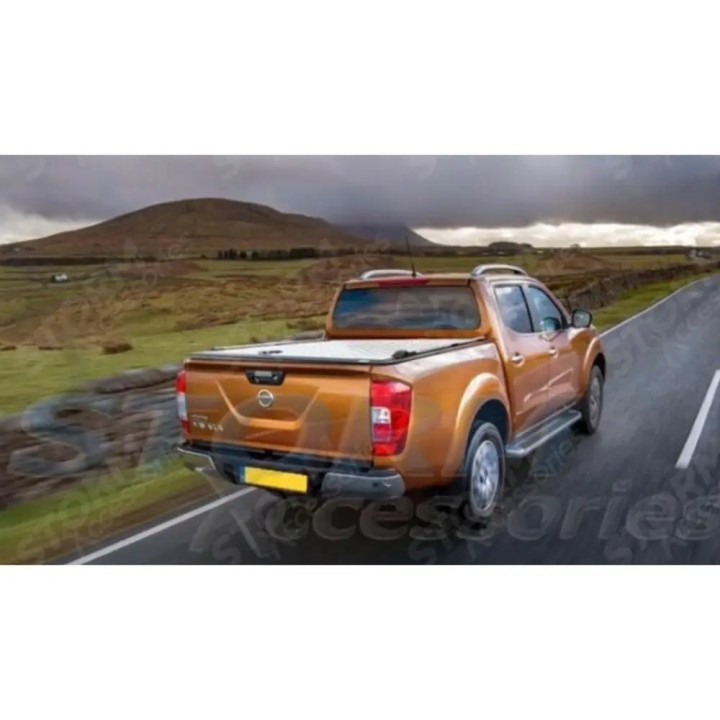 Lid Tonneau Bed Cover, EGR Chequer, Nissan Navara Double Cab 2016 - Present - EDK.ro