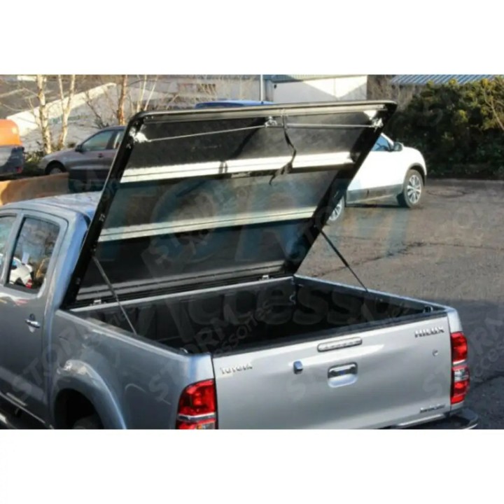Lid Tonneau Bed Cover, EGR Chequer, Nissan Navara Double Cab 2016 - Present - EDK.ro