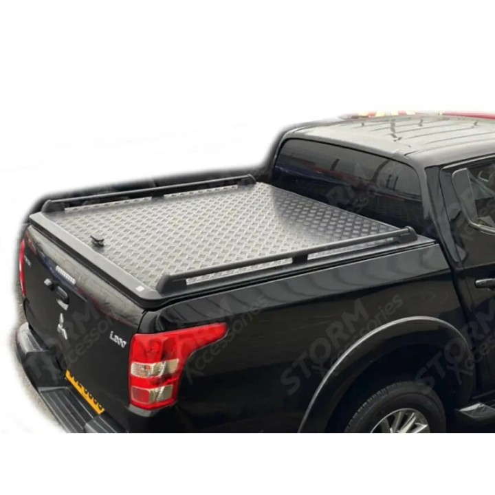 Lid Tonneau Bed Cover, EGR Chequer, Fiat Fullback / Mitsubishi L200 Double Cab 2016 - Present - EDK.ro