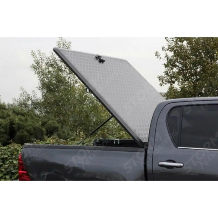 Lid Tonneau Bed Cover, EGR Chequer, Toyota Hilux Double Cab 2016 - Present - EDK.ro