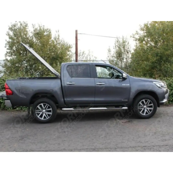 Lid Tonneau Bed Cover, EGR Chequer, Toyota Hilux Double Cab 2016 - Present - EDK.ro