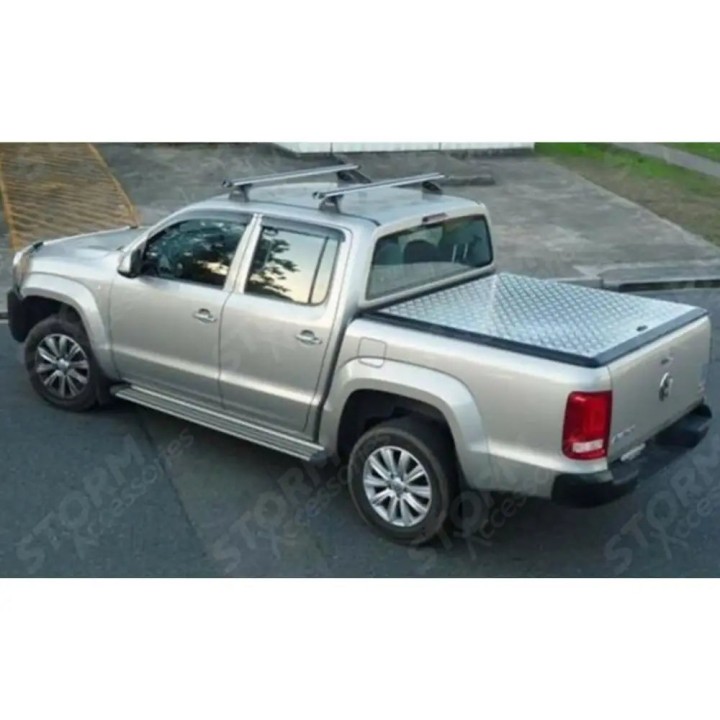 Lid Tonneau Bed Cover, EGR Chequer, Volkswagen Amarok Double Cab 2010 - 2022 - EDK.ro