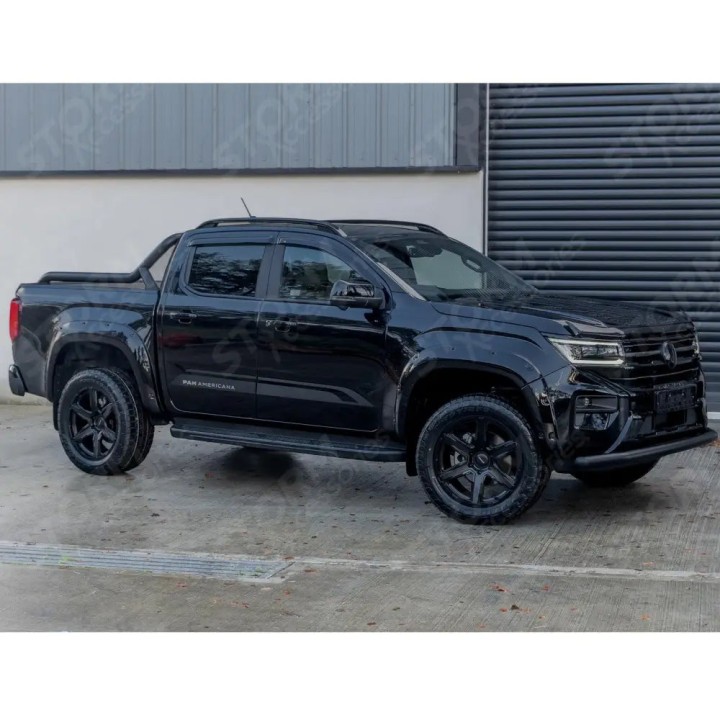 Fender Flares, EGR Bolt Look Finish 6 pcs, Color Gloss Black, Volkswagen Amarok Double Cab 2023 - Present - EDK.ro
