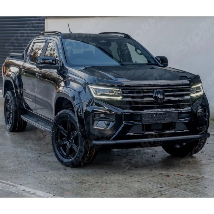 Fender Flares, EGR Bolt Look Finish 6 pcs, Color Gloss Black, Volkswagen Amarok Double Cab 2023 - Present - EDK.ro