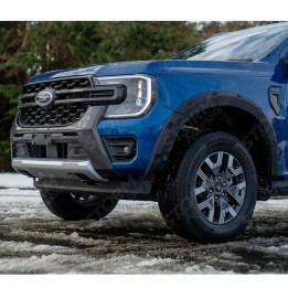 Fender Flares, EGR Bolt Look Finish 6 pcs, Color Matt Black, Ford Ranger Double Cab 2023 - Present - EDK.ro