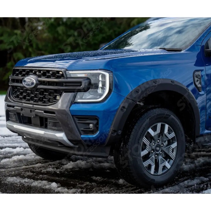 Extensii Aripi, EGR Bolt Look Finish 6 buc, Culoare Negru Mat, Ford Ranger Cabină Dublă 2023 - Prezent - EDK.ro
