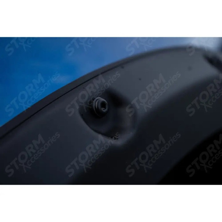 Fender Flares, EGR Bolt Look Finish 6 pcs, Color Matt Black, Ford Ranger Double Cab 2023 - Present - EDK.ro