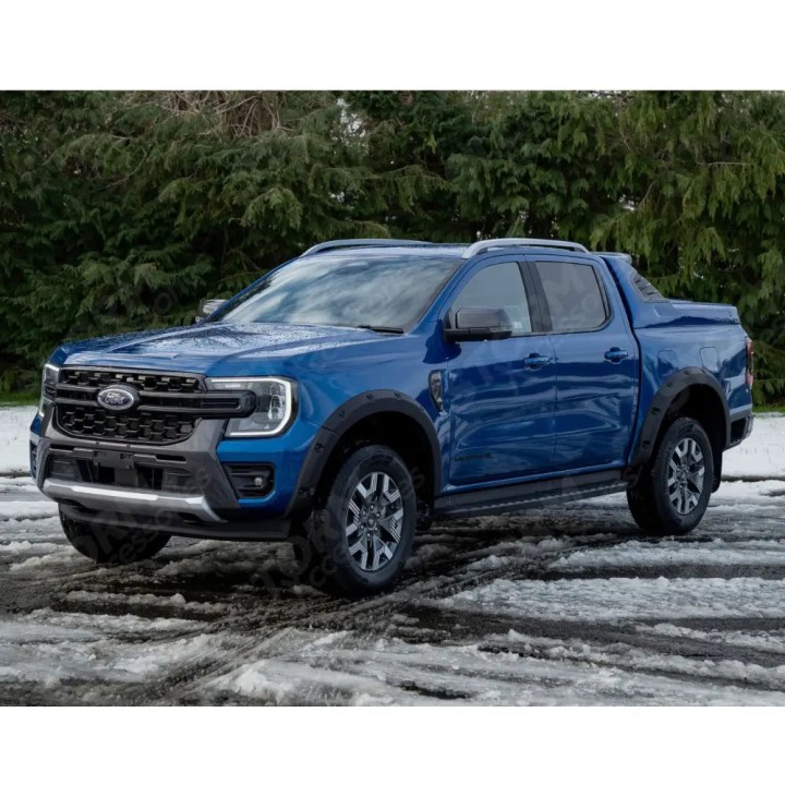 Extensii Aripi, EGR Bolt Look Finish 6 buc, Culoare Negru Mat, Ford Ranger Cabină Dublă 2023 - Prezent - EDK.ro
