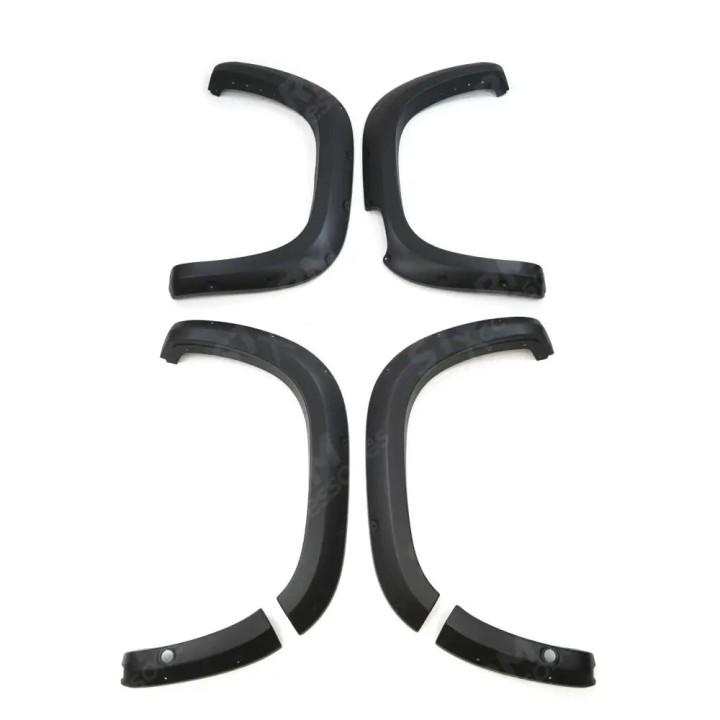 Fender Flares, EGR Bolt Look Finish 6 pcs, Color Matt Black, Volkswagen Amarok Double Cab 2023 - Present - EDK.ro