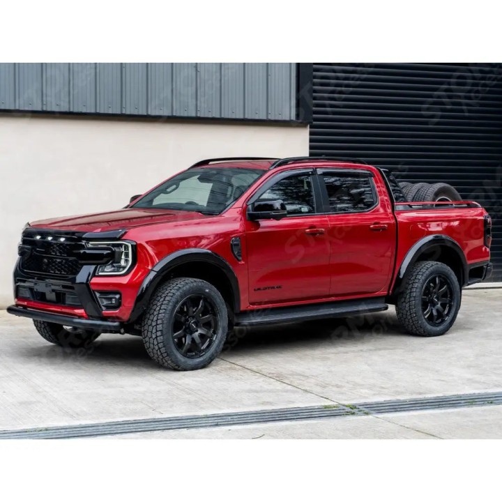 Extensii Aripi, EGR Smooth Finish 6 buc, Culoare Negru Lucios, Ford Ranger Cabină Dublă 2023 - Prezent - EDK.ro