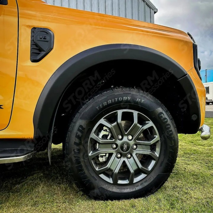 Fender Flares, EGR Smooth Finish 6 pcs, Color Matt Black, Ford Ranger Double Cab 2023 - Present - EDK.ro