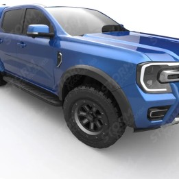 Fender Flares, EGR Smooth for T9, Color Matt Black, Ford Ranger Tremor / XL / XLT 2023 - Present - EDK.ro